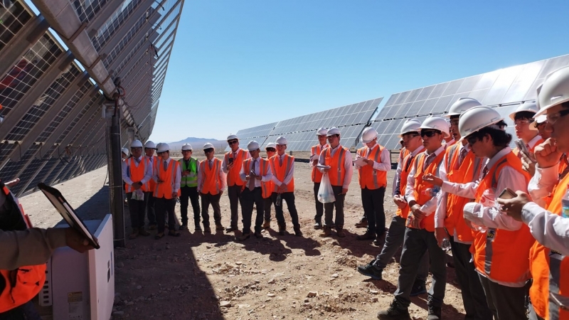 Estudiantes de Electr&oacute;nica del 3&deg; Medio C visitan Parque Fotovoltaico PFV Guanchoi de ENEL Green Power