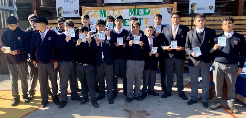 En el día de la Tierra Escuela Industrial Salesianos Copiapó concientiza a los alumnos sobre el cuidado del planeta