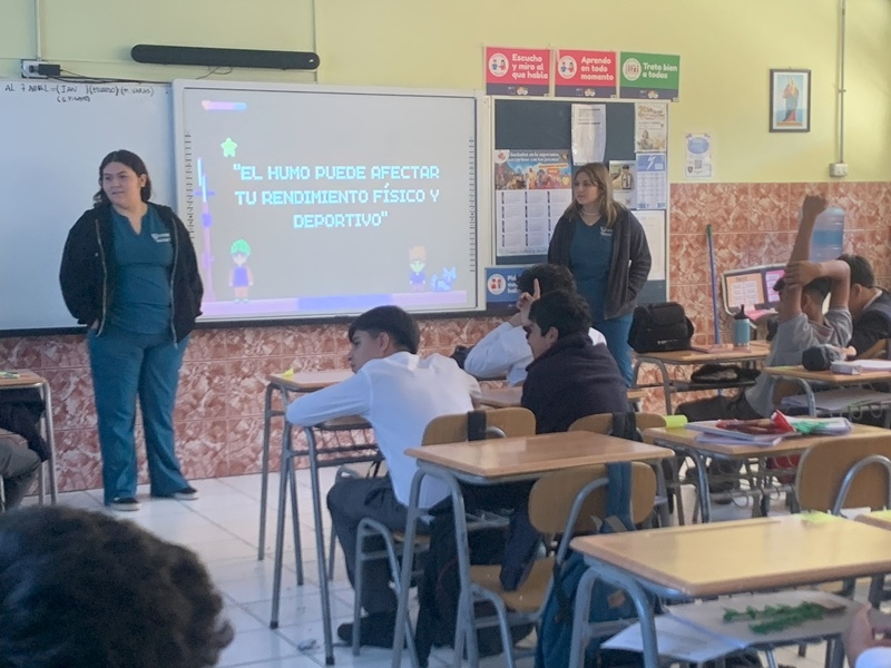 Alumnos de medicina de la UDA realizan talleres de  sexualidad y prevención de drogas a estudiantes de Salesianos Copiapó